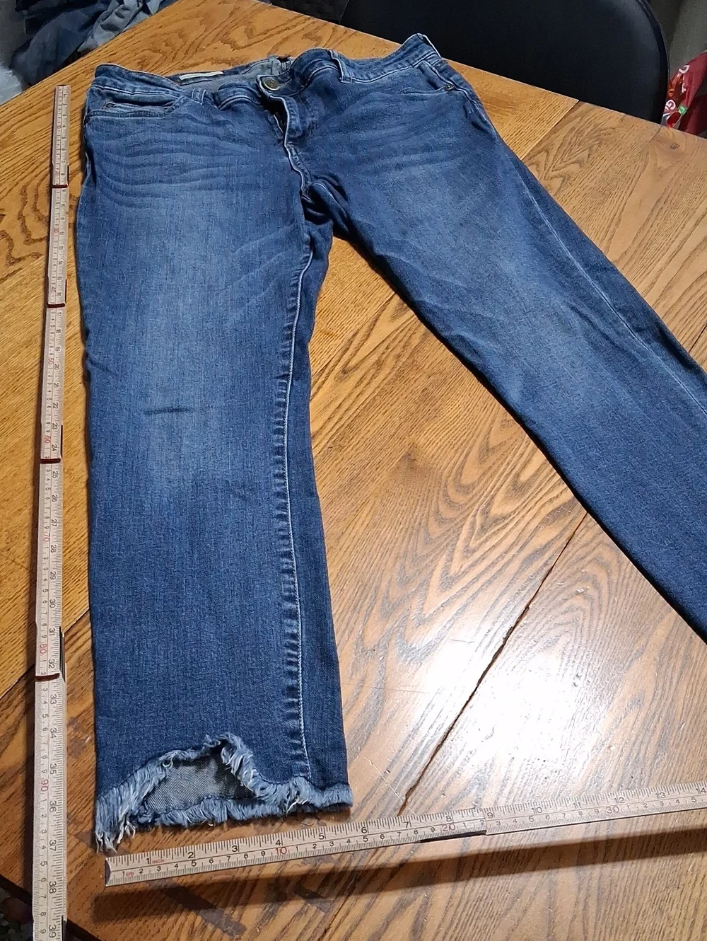 KUT FROM THE KLOTH Jeans Womens 10 BLUE CARLO ANKLE SKINNY DENIM Preowned